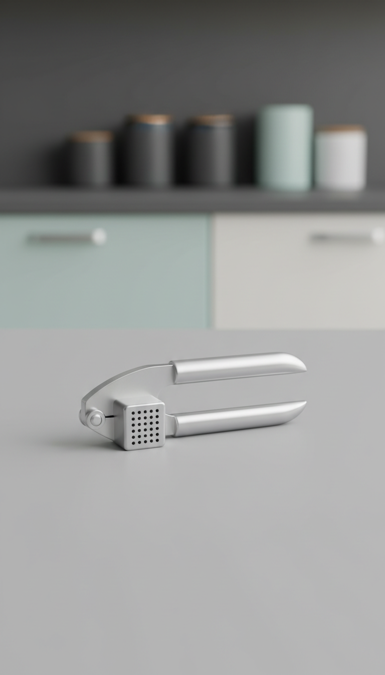 Stainless Steel Garlic Press