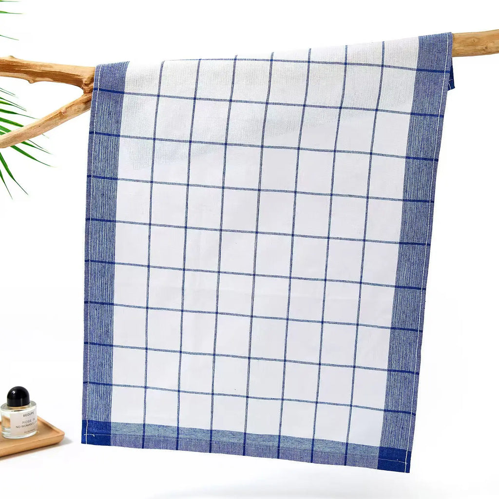 4/6/8/10 Pieces, 40Cm * 60Cm, Simple Checkered Pattern Kitchen Towel, Suitable for Washing Dishes, Drying Tableware