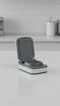Compact Egg Slicer with Wire Blades