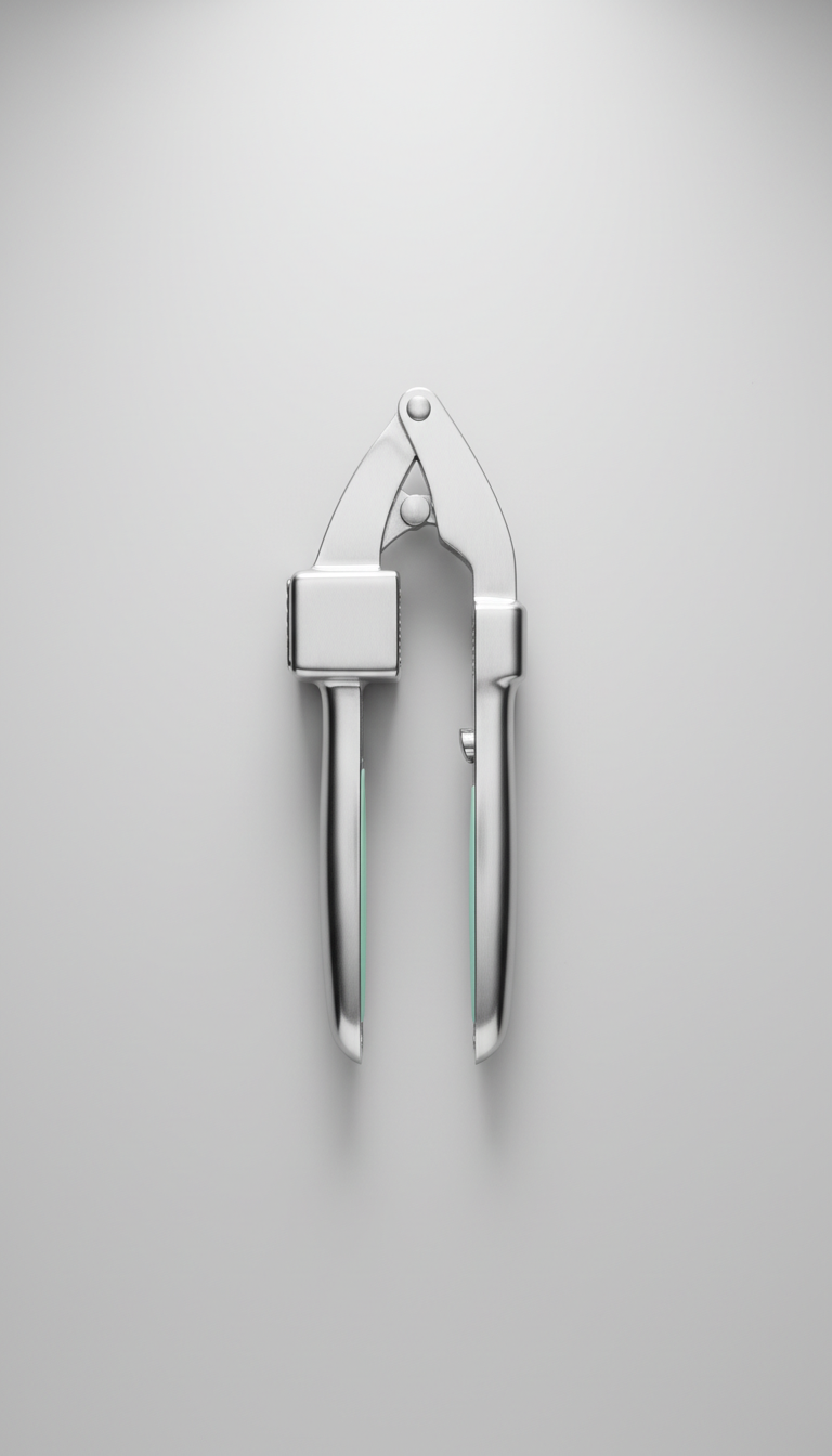 Garlic Press with Stainless Steel Body